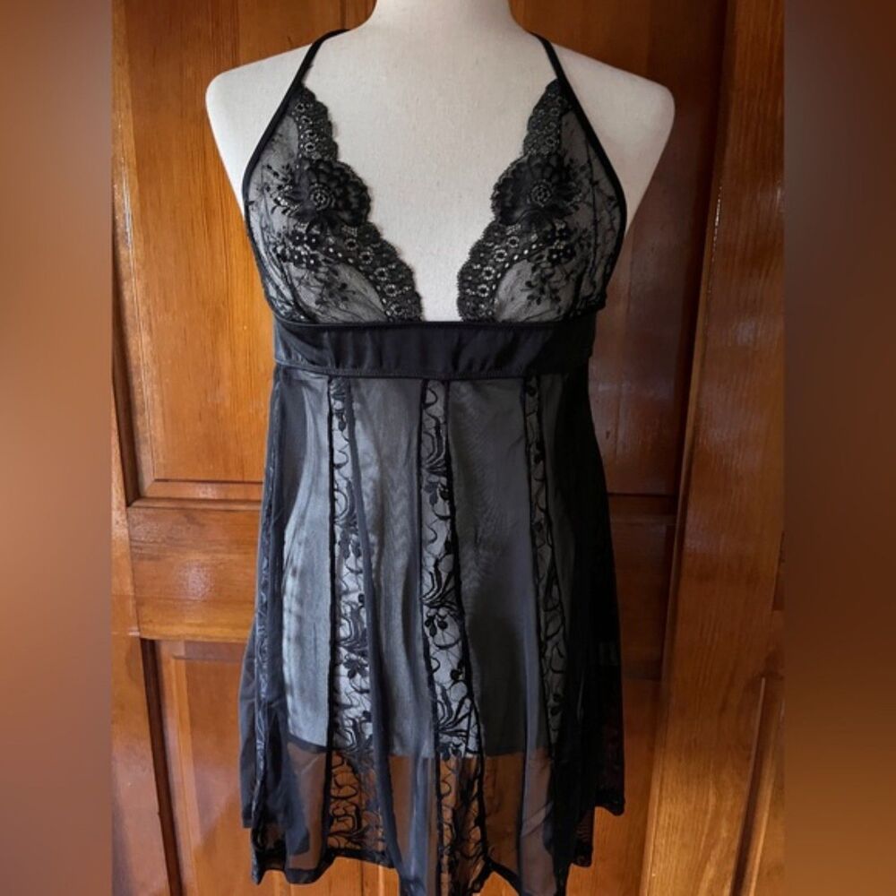 Black Lace Lingerie Set